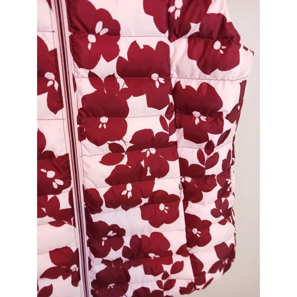 G Fore Floral Golf Athleisure Full Zip Puffer Vest Size M NWT - Picture 5 of 6